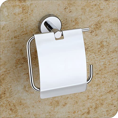 KANJAL Toilet Paper Holder for Bathroom Tissue Paper roll Holder Tissue Paper Hanger for Kitchen Bathroom Accessories (304 Stainless Steel,Chrome Finish,Anti-rust-37) - Image 1