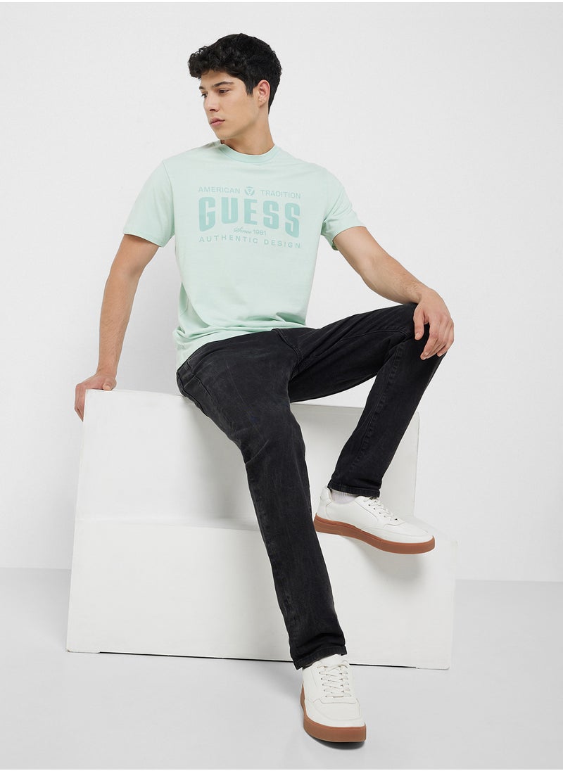 GUESS Tradition Crew Neck T-Shirt  - Image 4