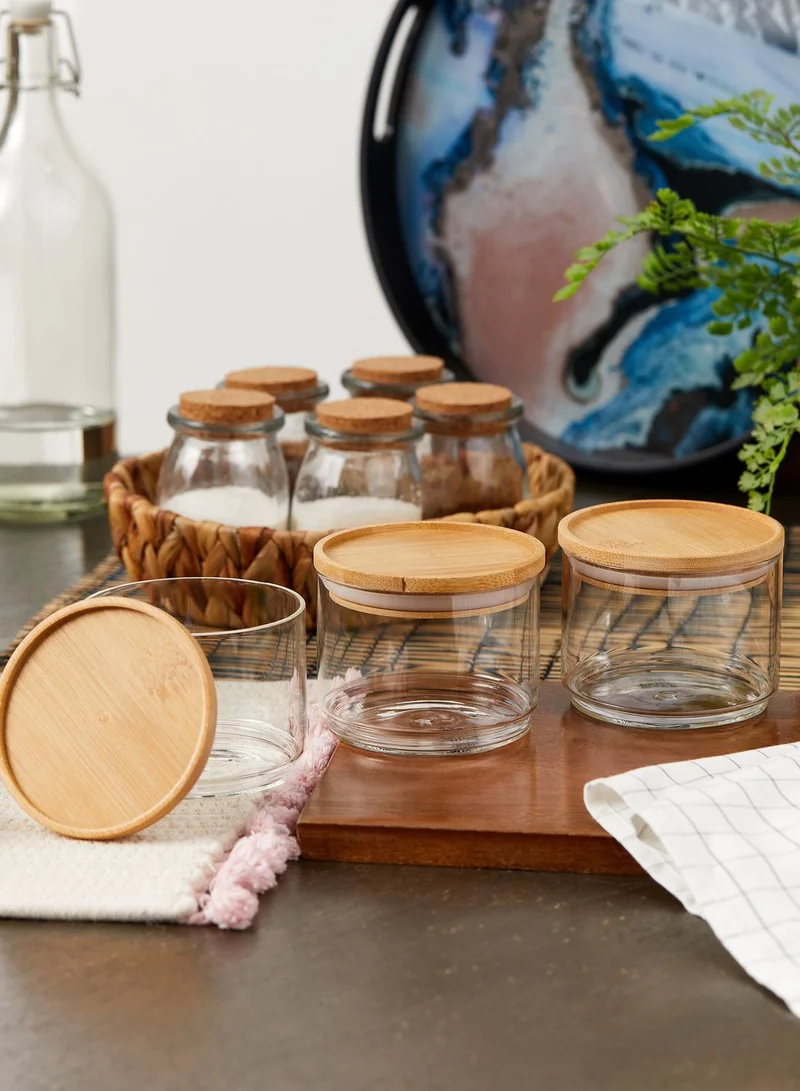 Sass & Belle Set Of 3 Stacking Glass Jar