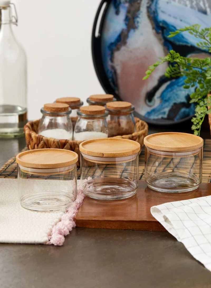 Sass & Belle Set Of 3 Stacking Glass Jar