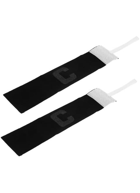 Captain Badge for Soccer 2PCS Adjustable Captain Armband Elastic Knot for Sports Enthusiasts