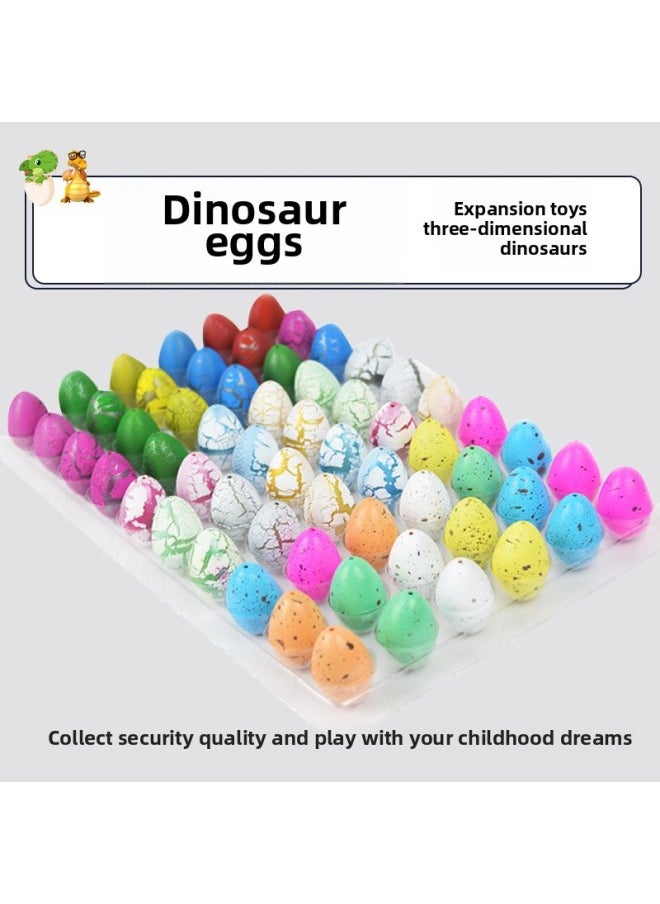 Generic - Strict Selection Of Bubble Water Dinosaur Egg Hatching Egg Toy Soft Rubber Children's Deformation Of Small Dinosaur Color Dinosaur Wholesale-Colour:Small Rain Flower Spots (recommended To Shoot At 60 Times)-Specification:2x3cm - Image 1