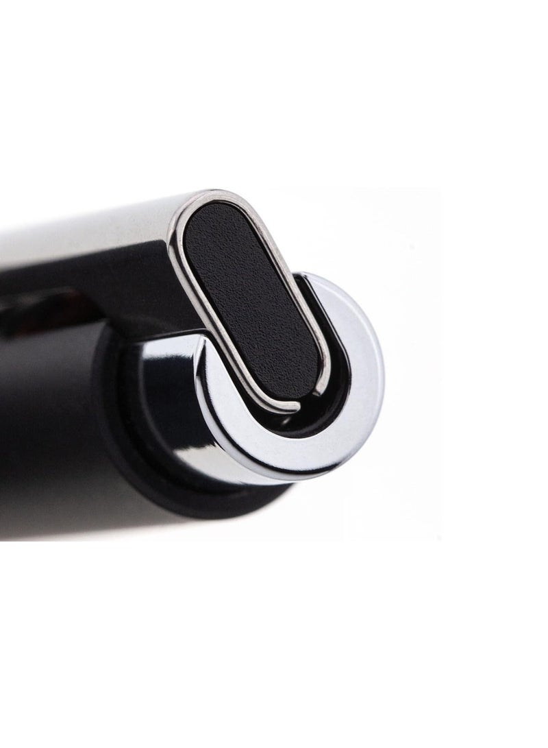 LAMY قلم حبر جاف م+ ذو رأس متوسط حبر أسود برميل أسود غير لامع - Image 5