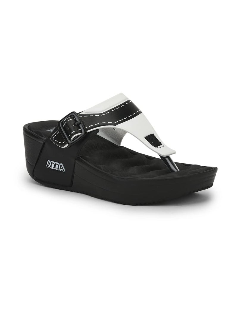 ADDA (LABEL) Women's Casual Slipper, Black, 7 UK - Image 5