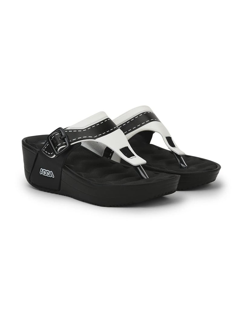 ADDA (LABEL) Women's Casual Slipper, Black, 7 UK - Image 3