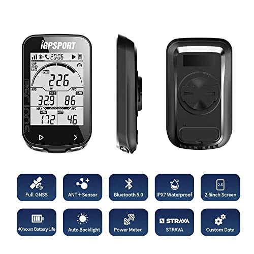 iGPSPORT BSC100S Bike Computer GPS with 2.6 inch Screen,ANT+ Cycling Computer Wireless Waterproof IPX7 Bike Speedometer and Odometer, ANT+/BLE5.0 Sensors and 40 Hours Battery Life - Image 2