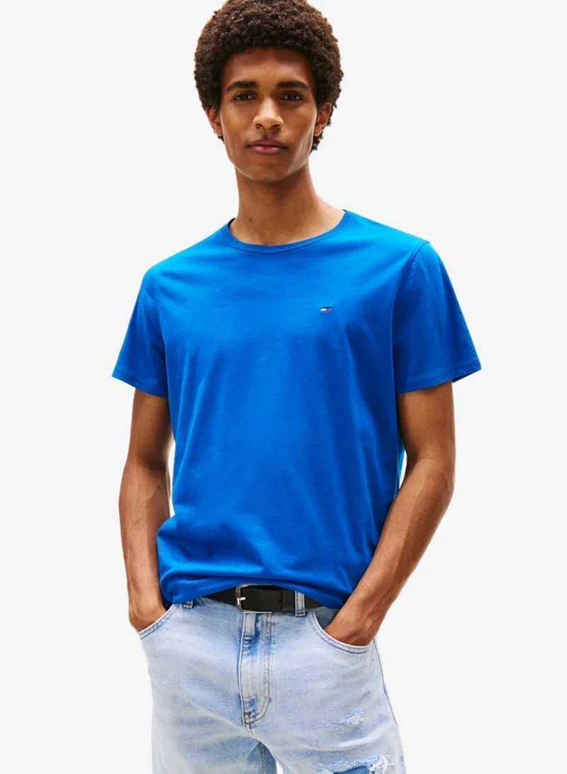 TOMMY JEANS Tommy Flag Extra Slim Jersey T-Shirt