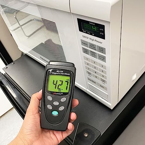 LATNEX MG-300 LF Magnetic Field Meter, Measures EMF from High-Power Transmission Lines, Appliances, Electrical Wires - Perfect for EMF Home Inspections - Image 4