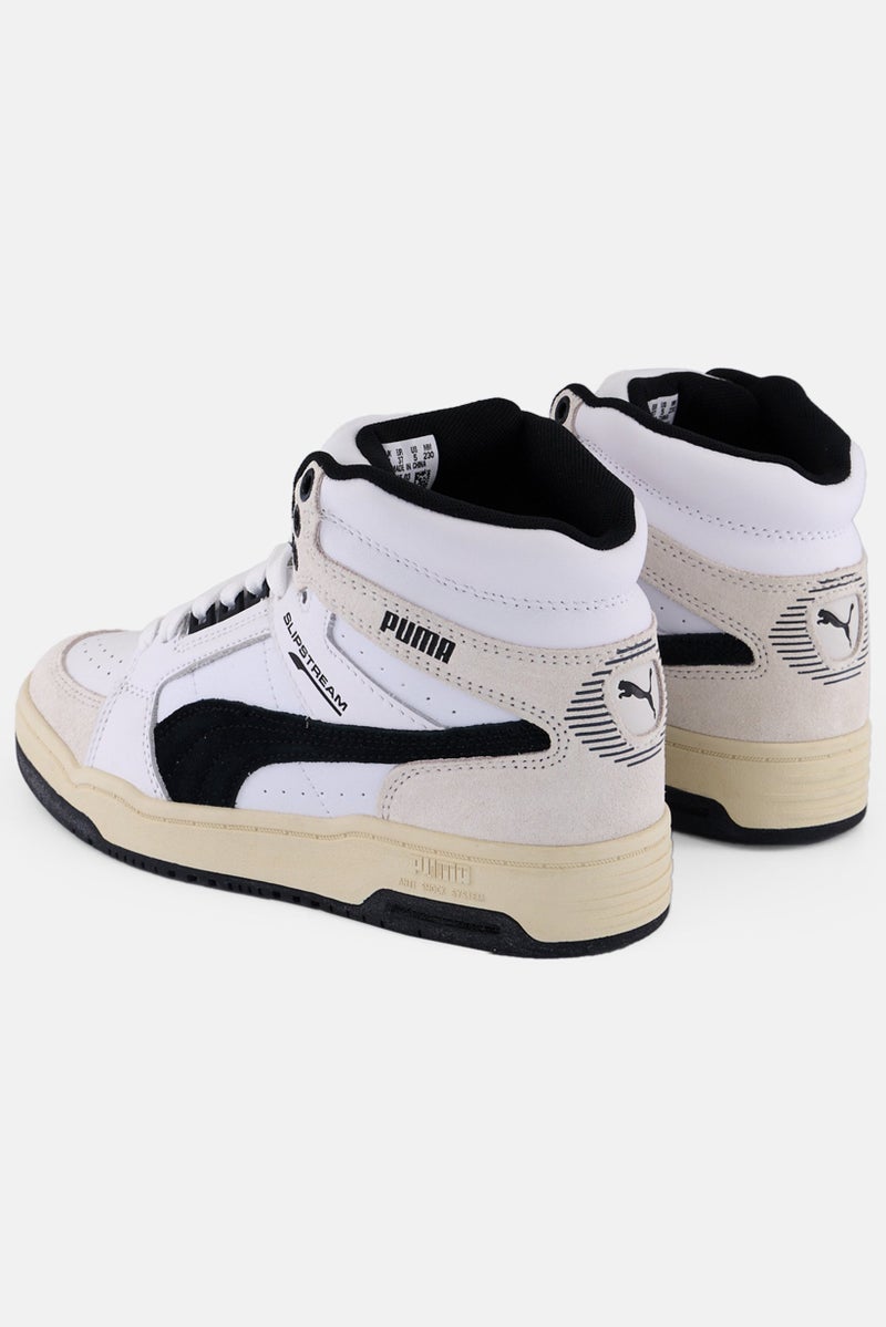 PUMA Kids Boy Super Stream Lace Up Outdoor Shoes, White - Image 3