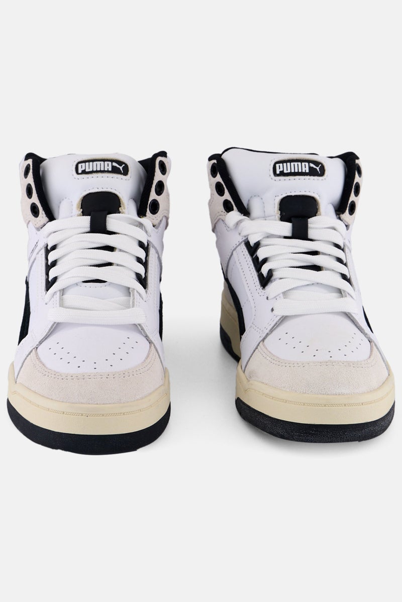 PUMA Kids Boy Super Stream Lace Up Outdoor Shoes, White - Image 2