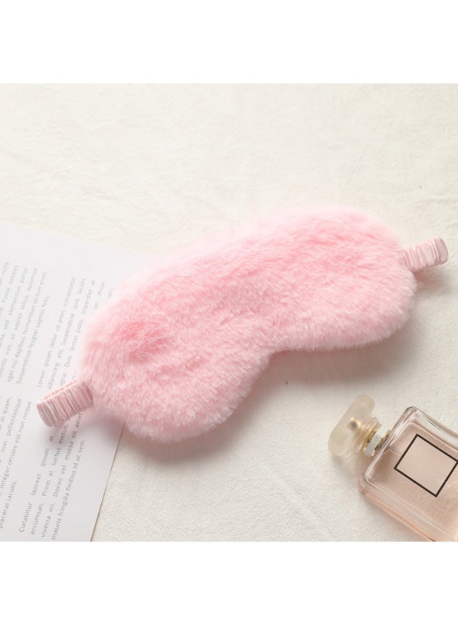 4-Piece Plush Sleeping Eye Mask  Soft Sleeping Blindfold Eye Cover - Image 2