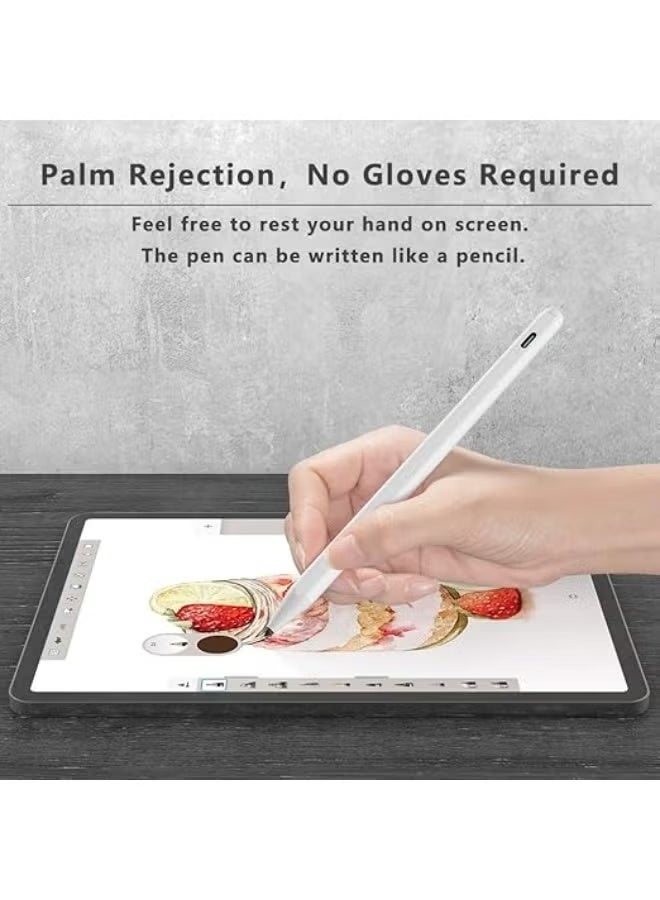 Active Stylus Pen for iPad, Digital Pencil with Palm Rejection and Precision Tip for Writing, Drawing and Note Taking, Compatible with Supported iPad Devices - Image 2