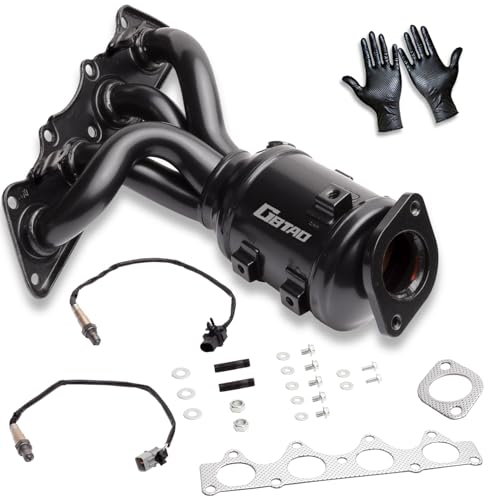 GBTAD Catalytic Converter Kit Direct-Fit Compatible with 2012-2017 Hyundai & Kia - Accent, 2012-2017 Veloster, 2012-2014 Soul, 2012-2016 Rio L4 1.6L (EPA Compliant) - Image 1