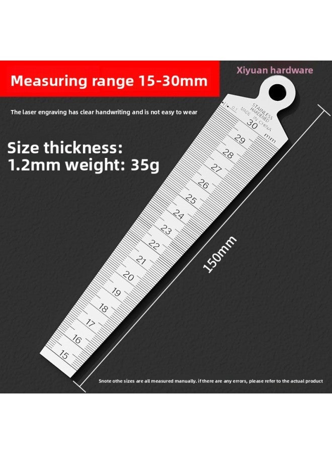 Generic 1-10mm Stainless Steel Inner Diameter Ruler Stainless Steel ...