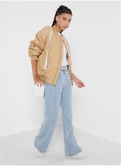 Ginger Oversize Bomber Jacket  - Image 4