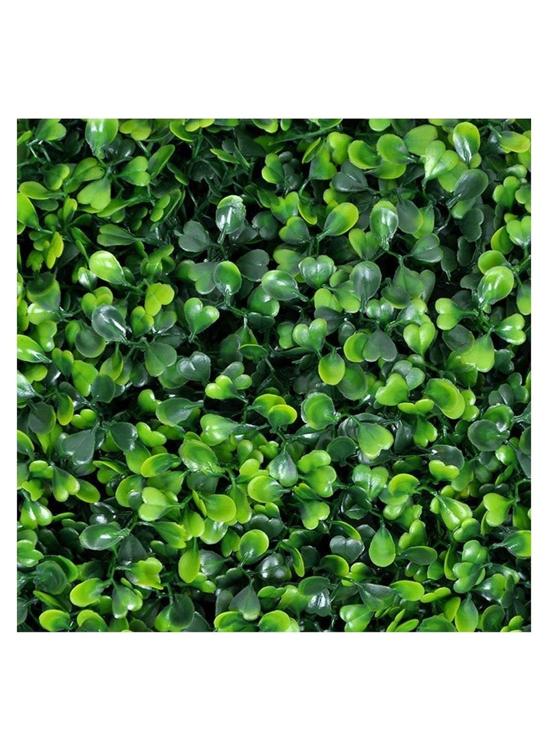 LINGWEI Pack of 10pcs Artificial 3D  Green Wall Garden Decor Plants  - Image 4