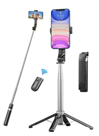 1M Bluetooth Mobile Phone Selfie Stick with Remote Control Travel Selfie Tripod Handheld Selfie Stand Foldable Compatible with iPhone Samsung Xiaomi - pzsku/Z01CC4E40E73197A22395Z/45/1743665590/19f0d104-9875-4fde-a1cd-ae1ada633bf7