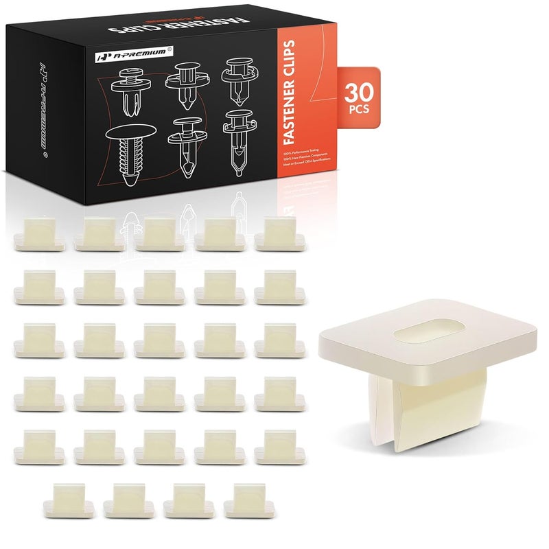 A-Premium 30PCS Nylon Screw Grommet Clip Fastener - Image 1