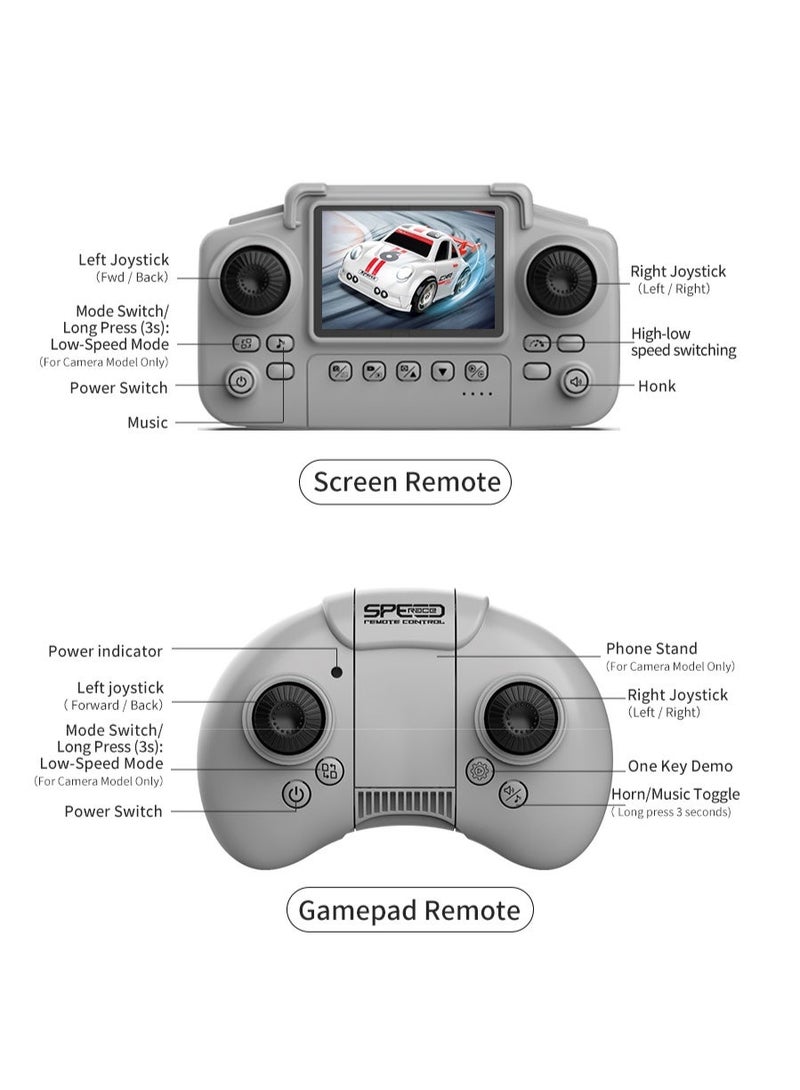 2.4GHz Mini FPV RC Drift Car with HD Camera, LCD Remote, Smart Follow & Escape Mode, LED Lights - Image 2