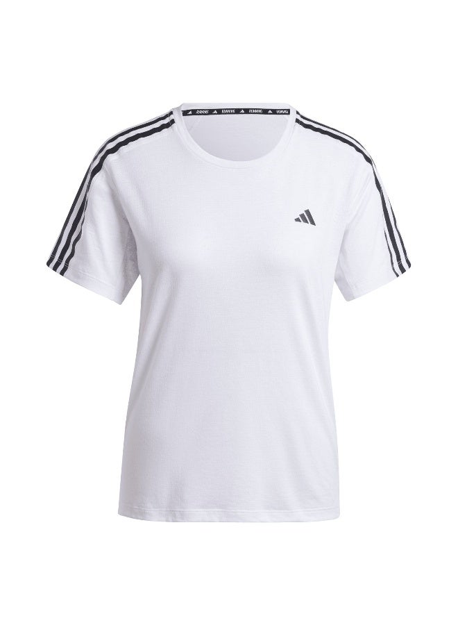 Adidas Otr E 3S Tee White Running T-Shirts For Women 2Xs - Image 2