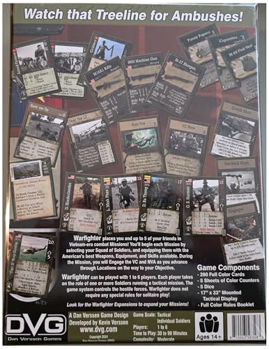 DVG Dan Verssen Games Warfighter The Vietnam War Special Forces Card Game - Image 5