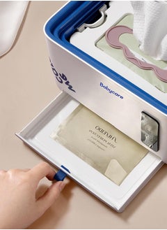 Babycare Babycare - Wipe Warmer and Wet Wipes, Pack of 3 (240 Pieces), BPA-Free, Non-Toxic, Gentle on Baby Skin, Moisturizing Formula, Soft and Thick Wipes, Temperature-Controlled Warmer, Hygienic Wipe Dispenser, Easy to Use, Ideal for Newborns, Safe and Effective Cleaning, Portable Design, Convenient Combo Pack, Nursery Essential  - Image 3