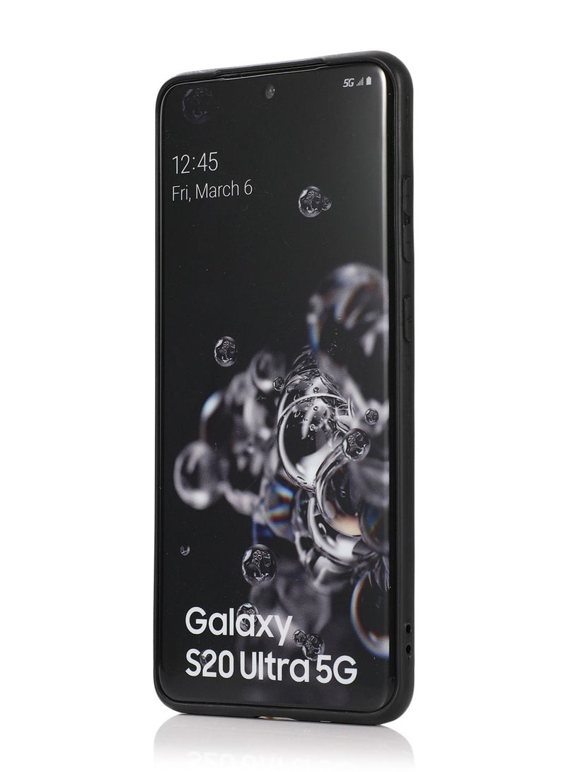 Suteni Crossbody Strap Back Cover Card Slots Leather Phone Case for Samsung - Image 2