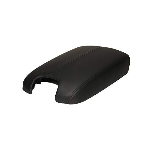 A ABIGAIL Center Console Armrest Cover for 2008 2009 2010 2011 2012 Honda Accord Auto Leather Suture Console Lid Cover Replacement (Black) - Image 1