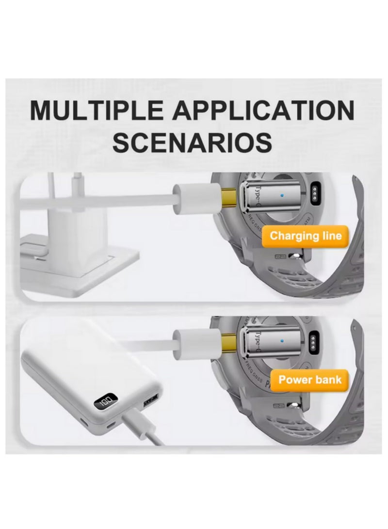 محول شحن مغناطيسي 1PCS لساعات COROS PACE Pro الذكية 3 دبابيس شاحن ساعة ذكية محول اتصال آمن محمول مع ضوء - Image 4