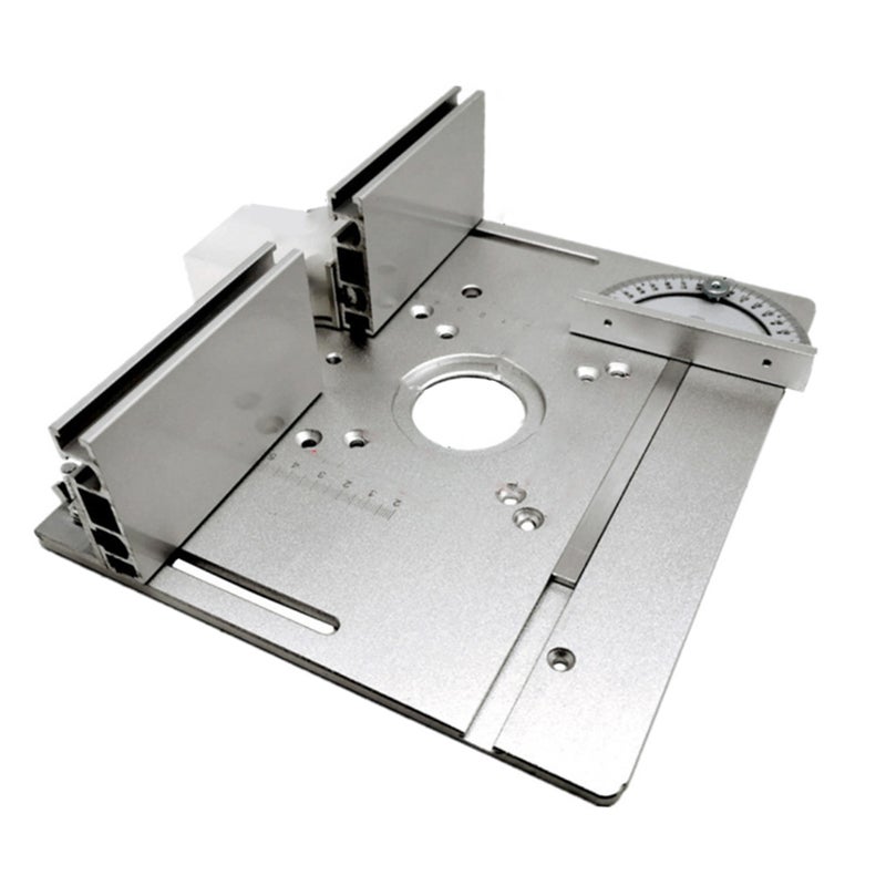 Router Table Insert Plate 2 in 1 Woodworking Bench Flip Board for Electric Routing Trimming Machine - Image 4