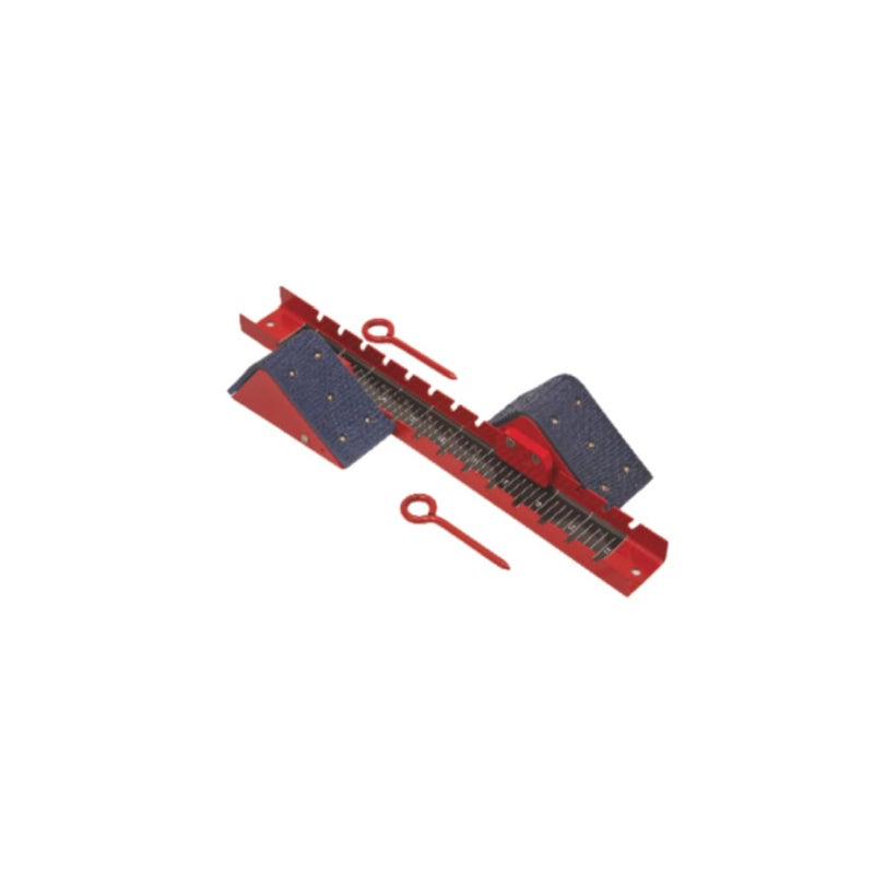 EXEL Starting Block for Athletics | Steel Channel Track Start Block with Durable PVC Foot Pads | Adjustable Sprint Starting Block for Races & Sports Training