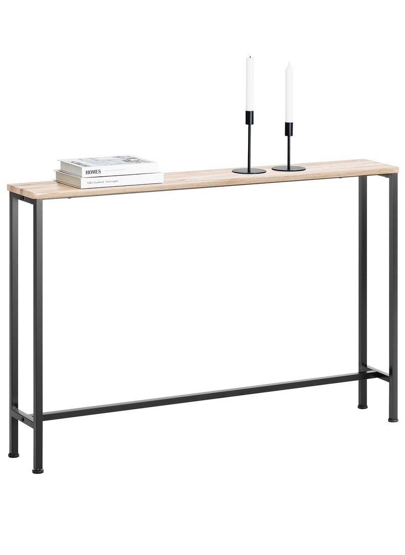 SoBuy - (UAE STOCK) SoBuy FSB19-XL-Z Console Table Hall Table Side Table  Living Room Sofa Table, W120 x D20 x H80cm - Image 1
