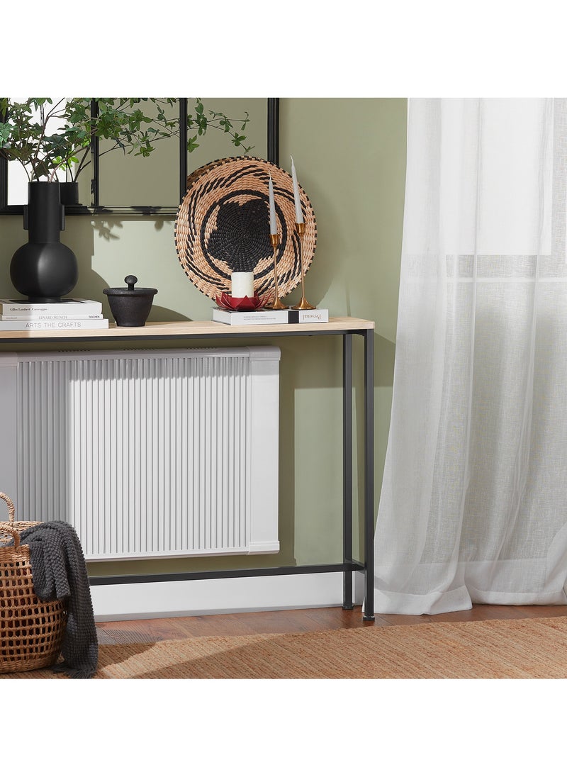 SoBuy - (UAE STOCK) SoBuy FSB19-XL-Z Console Table Hall Table Side Table  Living Room Sofa Table, W120 x D20 x H80cm - Image 1