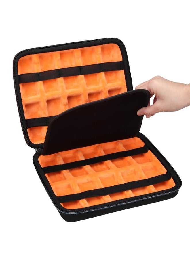 Mchoi Shockproof Carrying Case for Hot Wheels 20 Cars, Toy Car Organizer for Your Matchbox Cars Storage, Case Only - Image 1