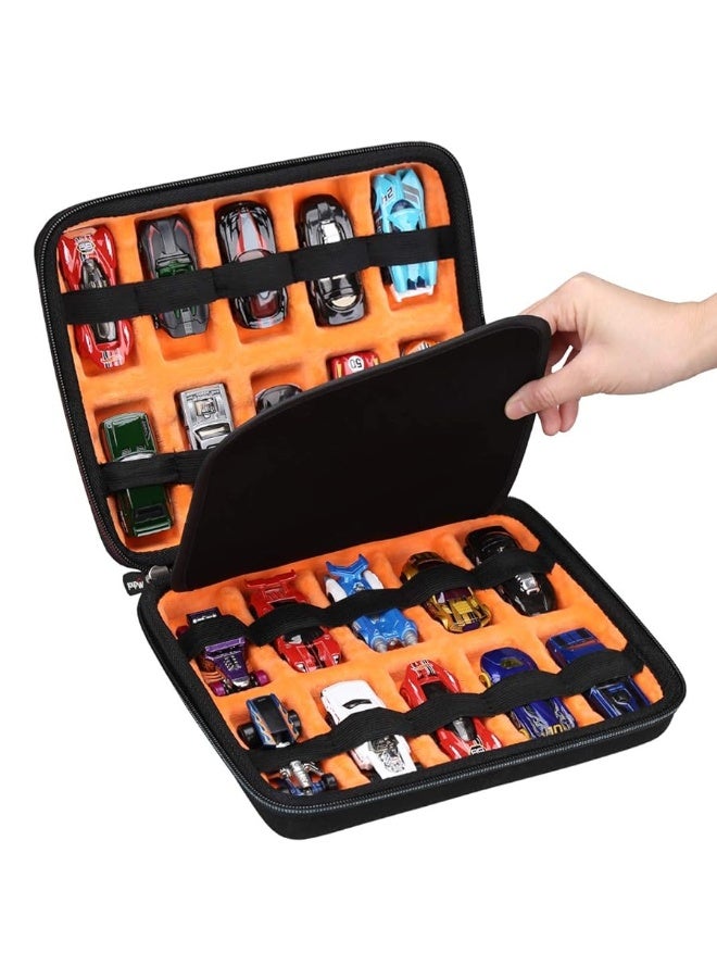 Mchoi Shockproof Carrying Case for Hot Wheels 20 Cars, Toy Car Organizer for Your Matchbox Cars Storage, Case Only - Image 2
