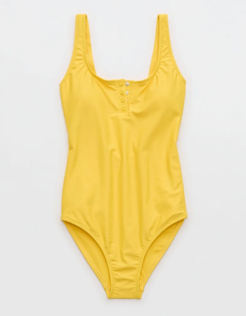 Aerie  Aerie Henley One Piece Swimsuit for Women | Best Price UAE