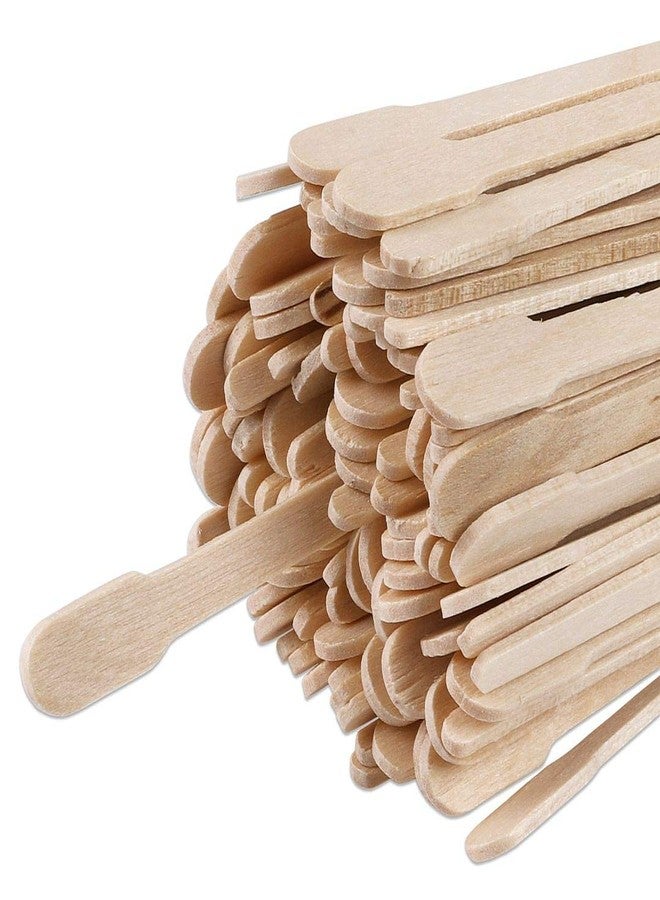 Pana Beauticom 1000pcs Small Waxing Spatula Wood Applicator Sticks Spoon Shaped For Facial Hair Removal - Image 3
