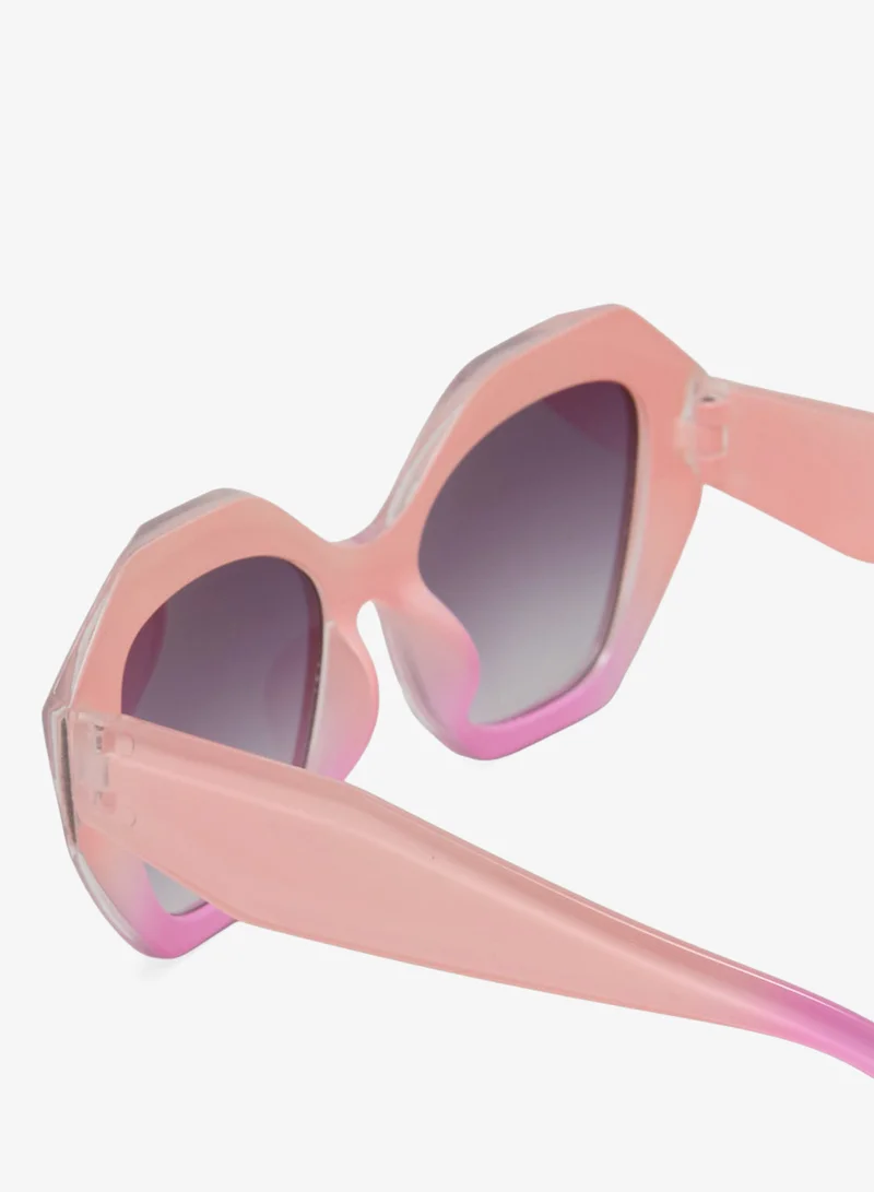 Redtag Girls Pink Cat Eye Sunglasses
