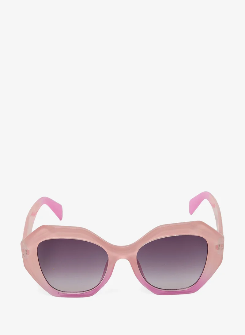 Redtag Girls Pink Cat Eye Sunglasses