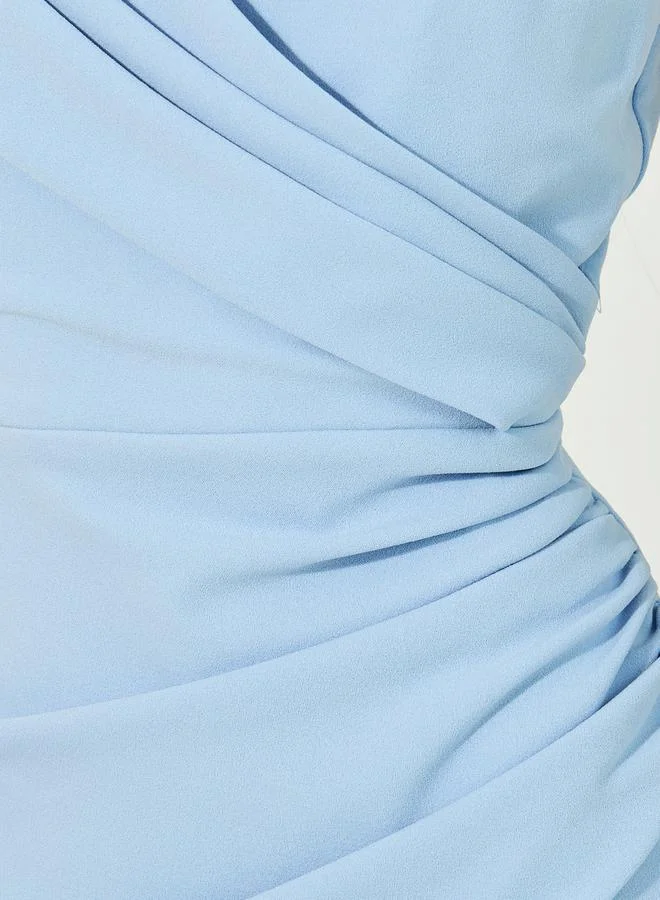 Styli Plain Sleeveless Sheath Maxi Dress