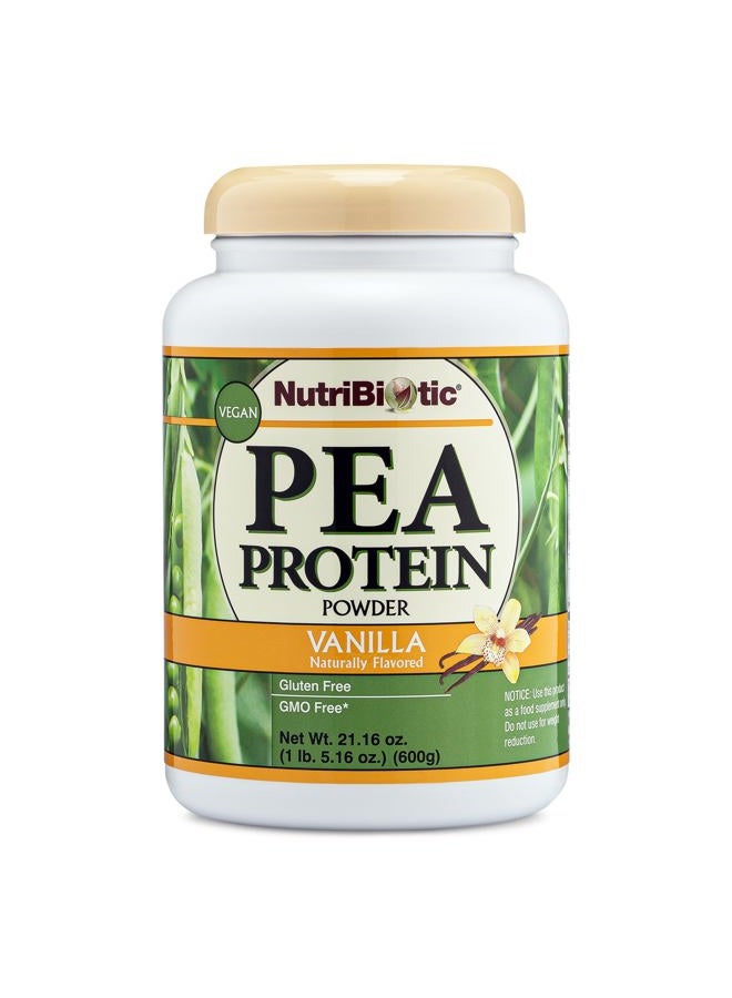 Nutribiotic - Vegan Pea Protein Powder Vanilla 1.31 Lbs. - Image 1