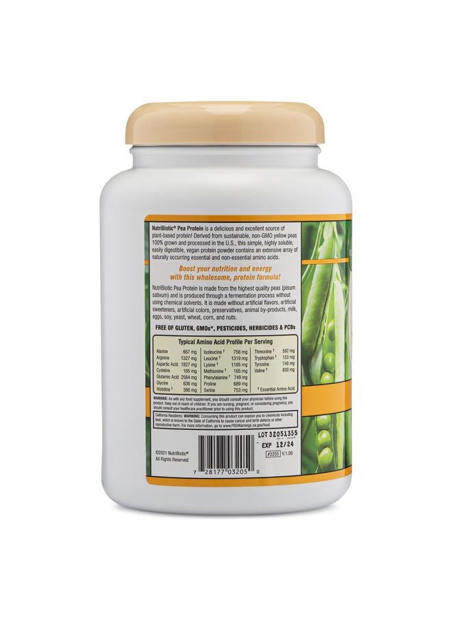 Nutribiotic - Vegan Pea Protein Powder Vanilla 1.31 Lbs. - Image 2