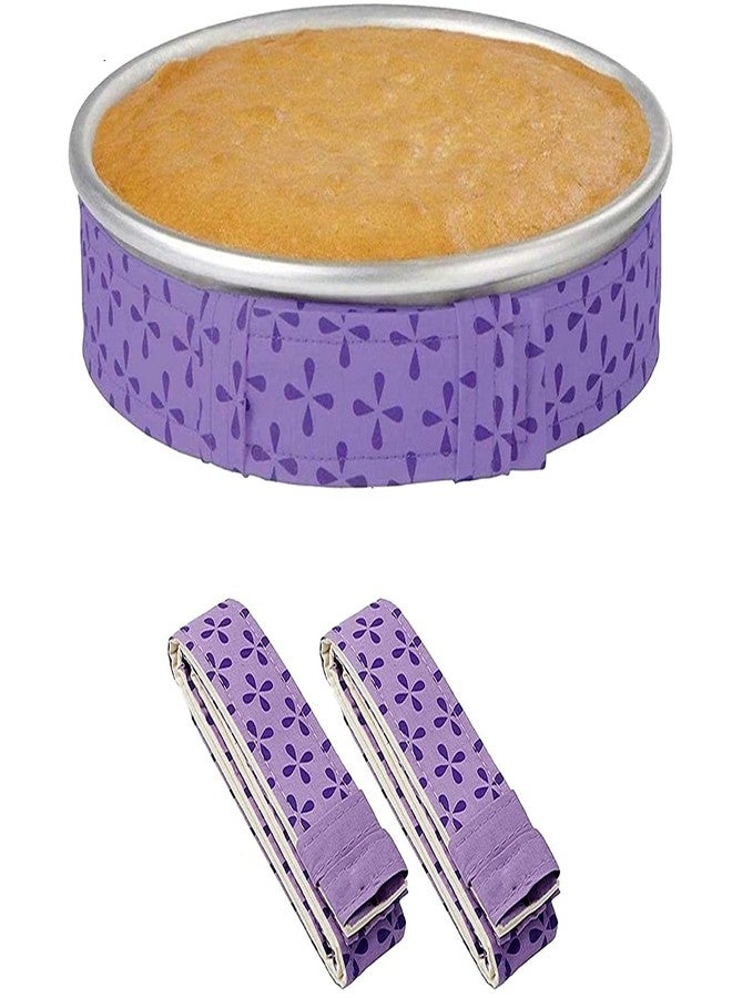 Cake Decor 1Pc Cake Pan Strips Protector Bake Even Strip Belt Bake Even Bake Moist Level Cakes Baking Tool Bakeware, Multi - Image 1