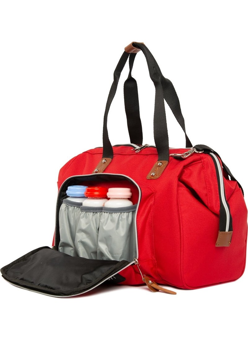 Bagmori Red Hanging Mother Baby Care Bag  - Image 3