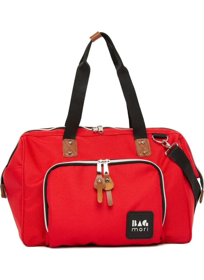 Bagmori Bagmori Red Hanging Mother Baby Care Bag