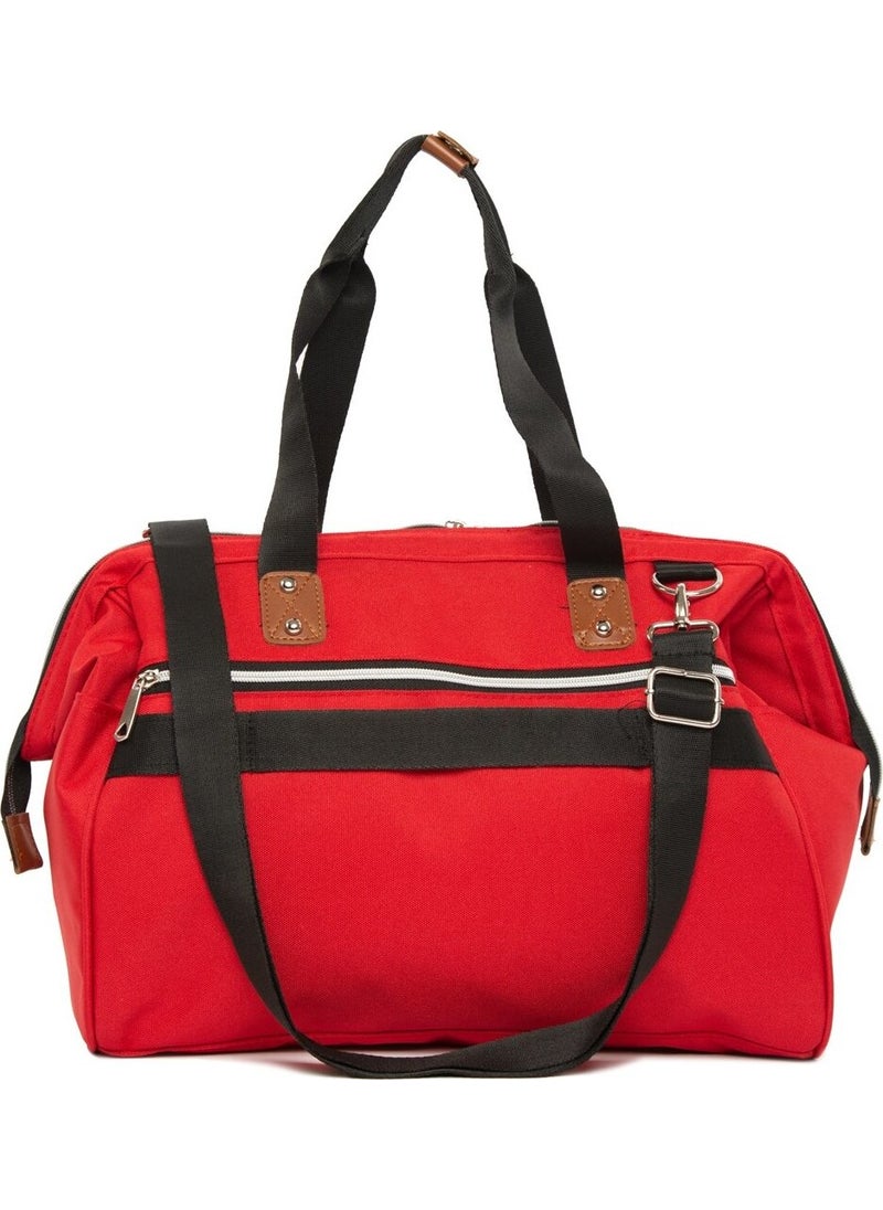 Bagmori Red Hanging Mother Baby Care Bag  - Image 5