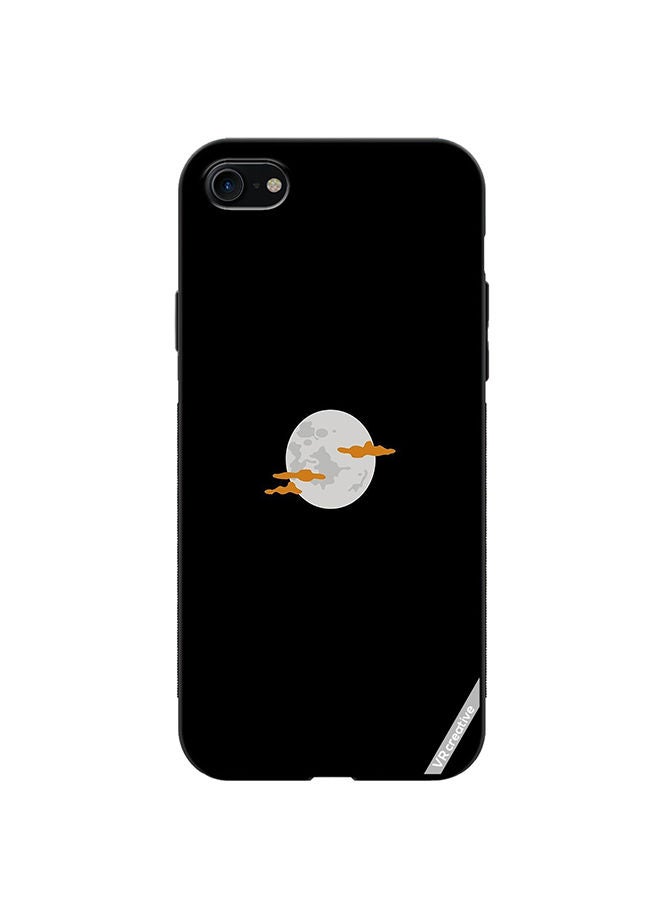 VR CREATIVE Protective Case Cover For Apple iPhone SE (2022) Moon Design Multicolour - Image 1