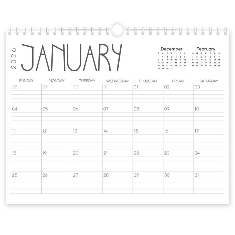 Daily Planner: 2-In-1 Desktop & Wall Design - Thick Acid-Free Lignin-Free Material Smooth Matte Surface for Office Academic Employee Teacher Student Use - Image 1