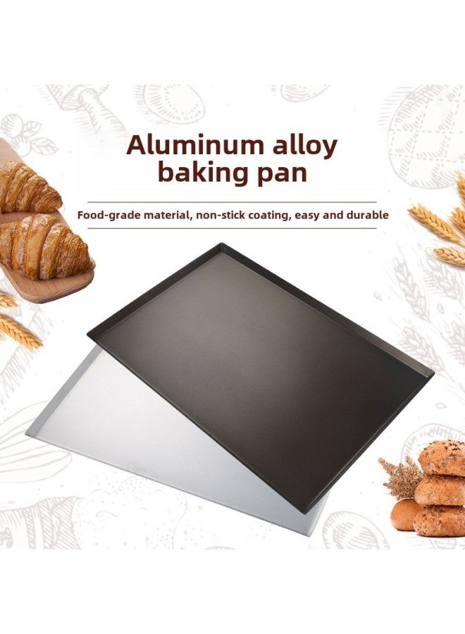 New Wheat Non-stick Baking Tray Rectangular 60x 40 Aluminum Right Angle Non-stick Cake Bread Baking Mold Oven Commercial-Specifications:New Wheat Special Grade Non-stick Fillet Baking Pan Brand: New Wheat  - Image 2