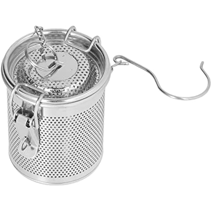 Trisar Filter Multipurpose High Temperature Resistant Stainless Steel Mesh Strainer Tea Strainer With Longer Hanging Chain Tea Infuser For Filtering Soup Tea Herbs Home And - Image 1